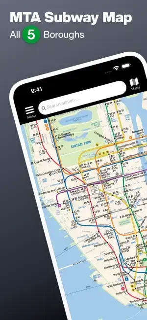 New York Subway MTA Map