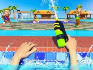 Water Shooting Pool Gun Arena